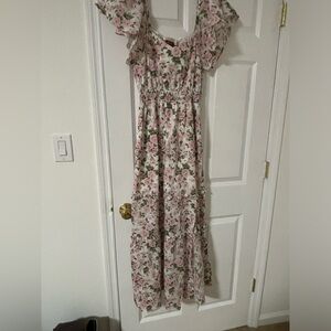 Loveshackfancy Liberty floral print maxi dress